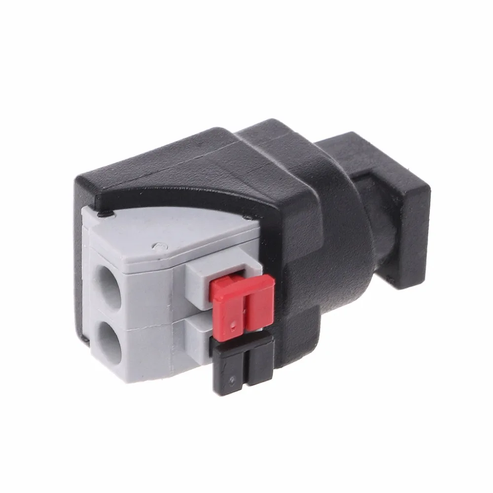5.5x2.1mm DC Female Jack Connector Plug Adapter Push Type Quick Power | Обустройство дома