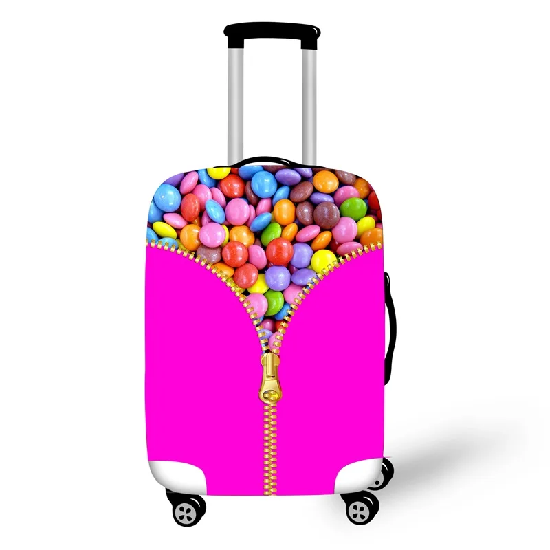 Милые защитные чехлы с 3D рисунком милых фруктов для путешествий чемодан