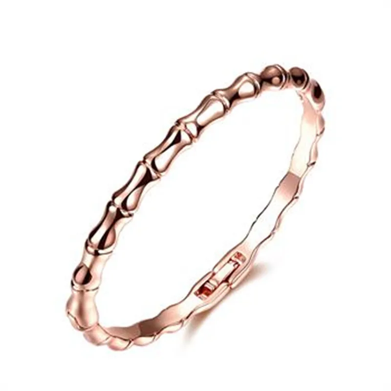 Розовое золото Заполненные Браслет для дам кристалл ювелирные браслеты