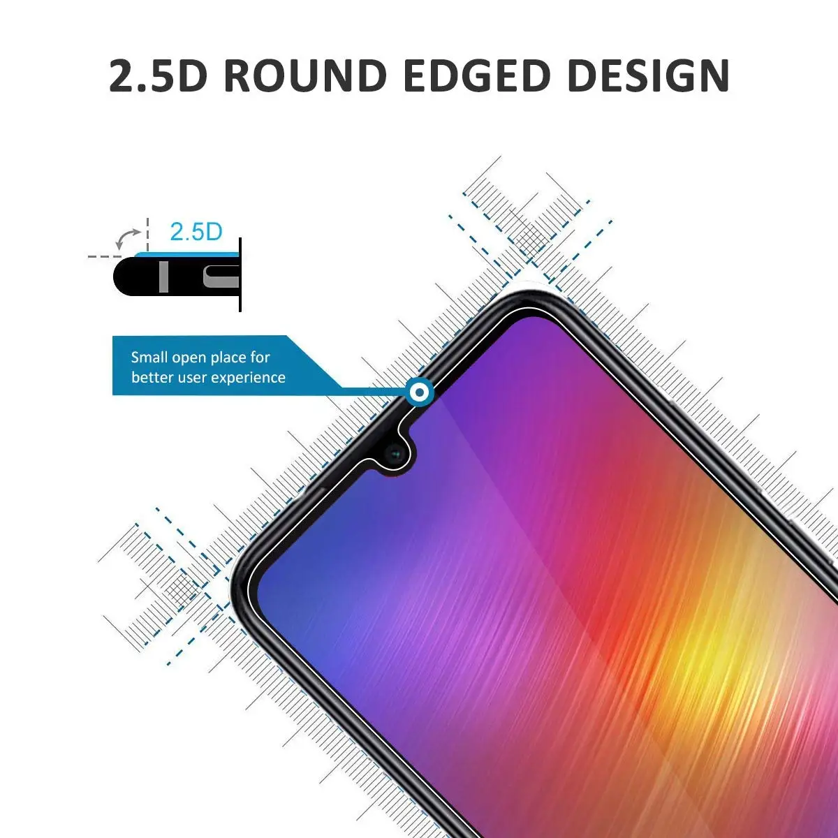 2 шт. закаленное стекло для Xiaomi Mi 8 A1 A2 Lite Redmi K20 6A 7A Note 7 6 5 Pro Xiomi глобальная защита