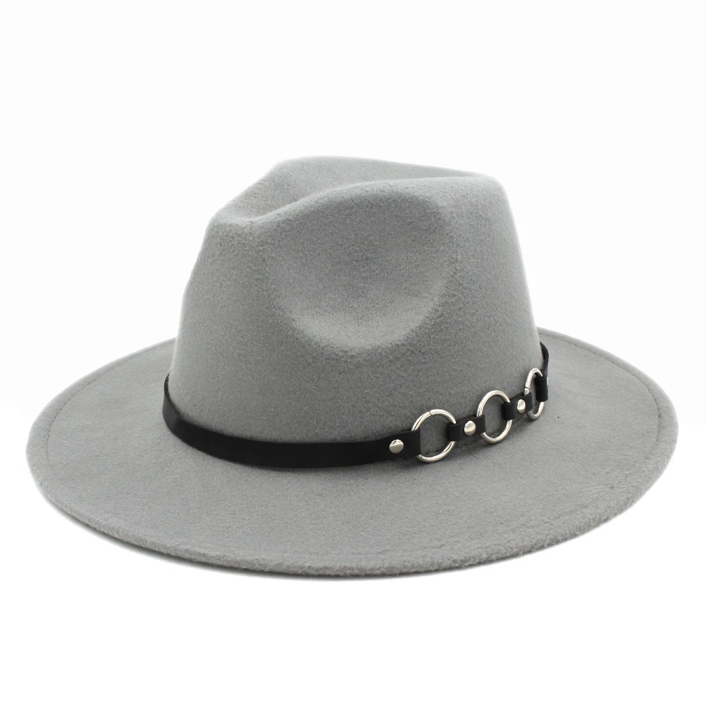 Mistdawn Классическая унисекс шляпа федора жесткая с широкими полями Панама кепка