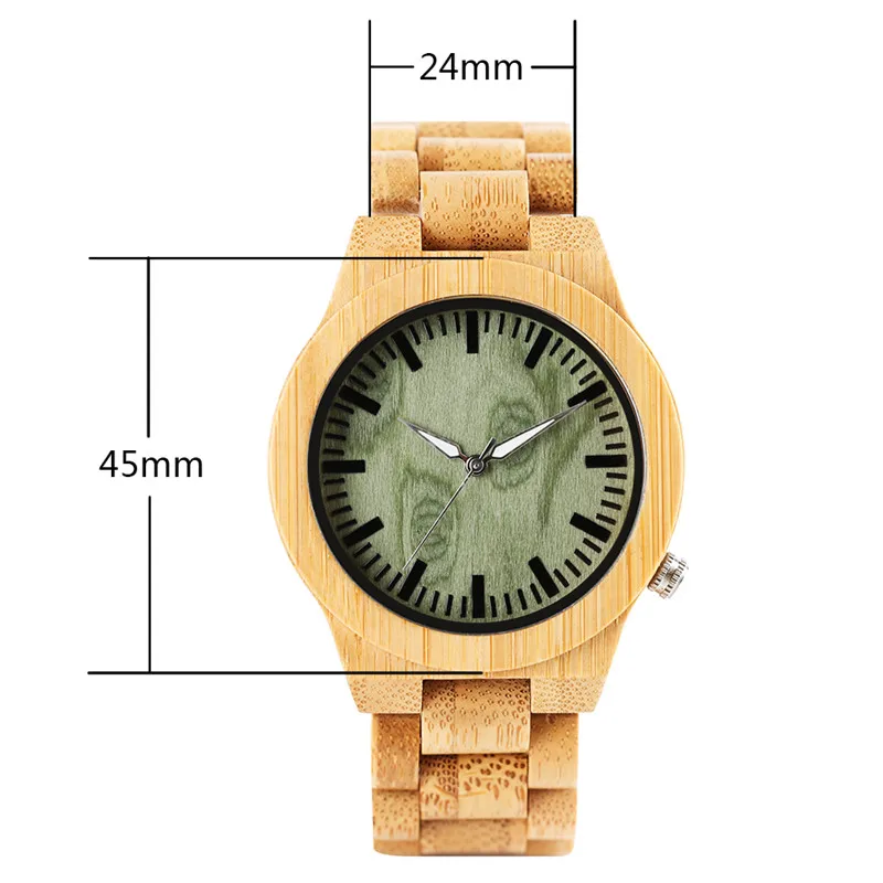 

Luxury Bamboo Wooden Watches Men Full Wood Band Strap Casual Fashion Men Novel Quartz Wristwatch Male Clock Relogio Masculino