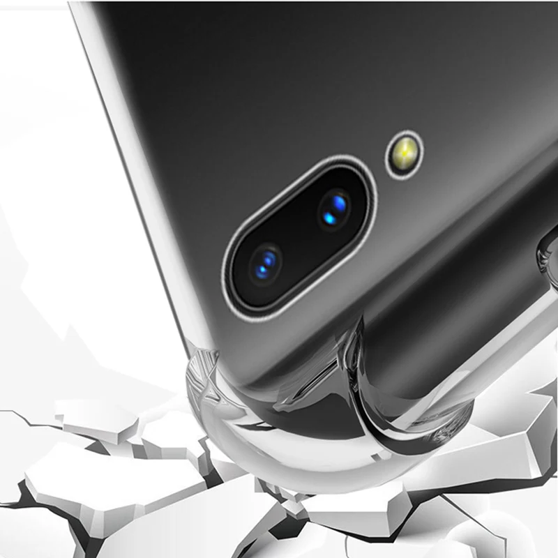 Роскошный противоударный чистый мягкий чехол Capa для Vivo X21i телефона Силиконовая
