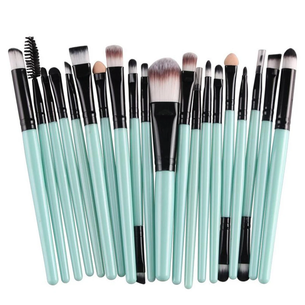 20 шт. набор кистей для макияжа Профессиональные кисти Премиум синтетическая