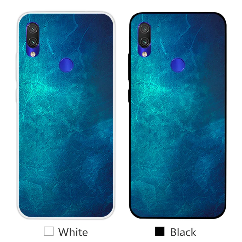 28 Для Xiaomi Redmi Note 7 TPU прозрачный силиконовый ультра тонкий чехол Дизайн Улыбка телефонные чехлы для Redmi Note 7 задняя матовая крышка - Цвет: 28