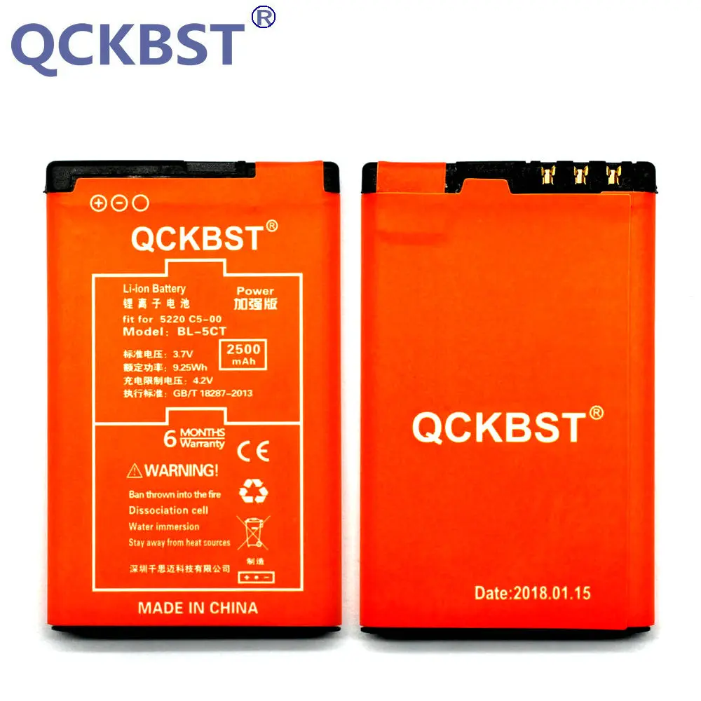 Новинка аккумулятор 2500 мАч для Nokia 5220 5220XM 6730 C5 6330 6303i|battery for|battery for nokia2500mah battery |
