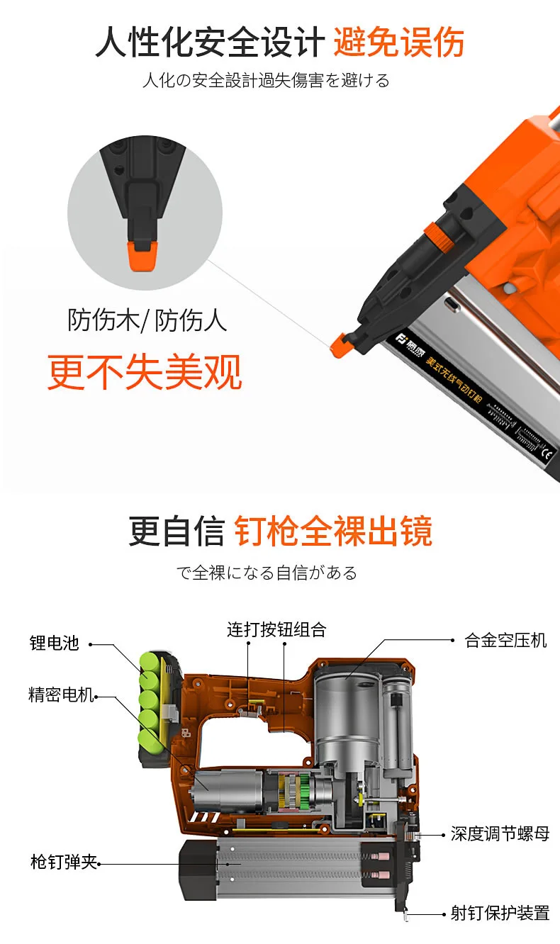 Новое поступление электрическая дрель makita 18V аккумуляторная гвоздя ружье для F15-50 и K10-40 инструмент чехол аккумулятор и зарядное устройство, в том числе