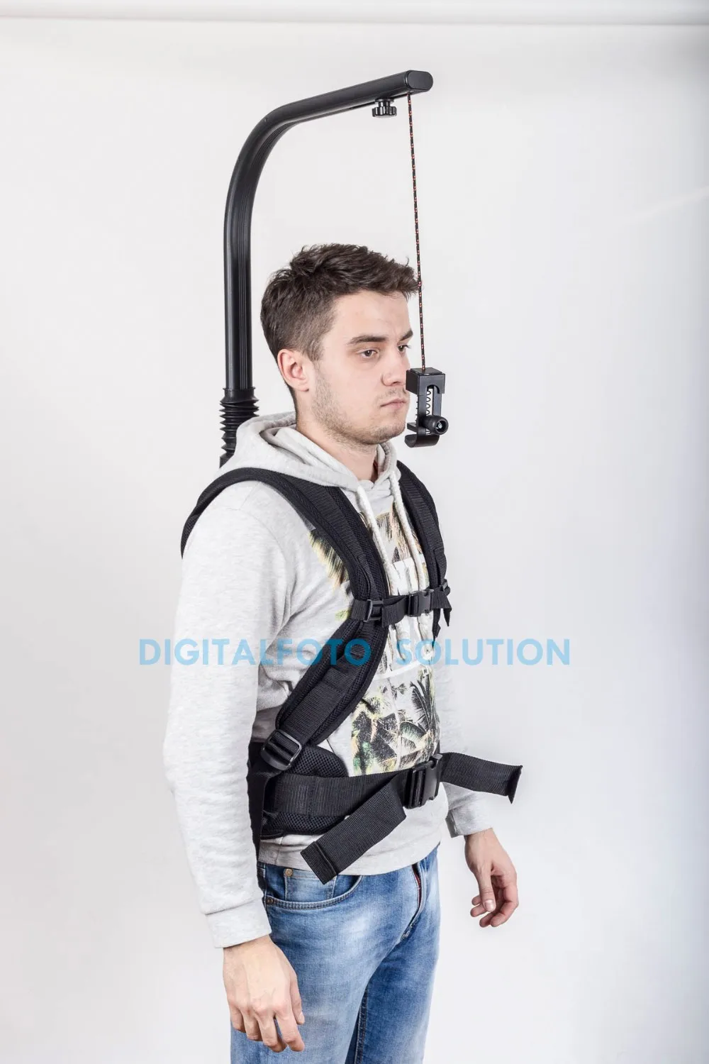 Как EASYRIG 8-18 кг медведь видео и пленочные камеры для dslr DJI Ronin M 3 оси gimbal стабилизатор гироскоп steadicam жилет