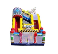 pvc tarpaulin inflatable giant jumping castle inflatable fun city for kids game