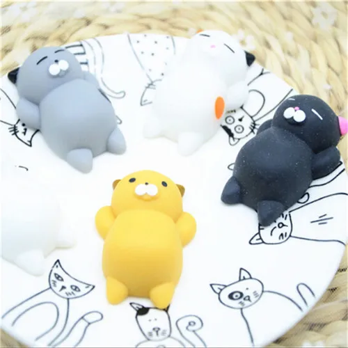 Забавный набор для снятия стресса сжимающий Friet игрушки мягкие милые салфетки