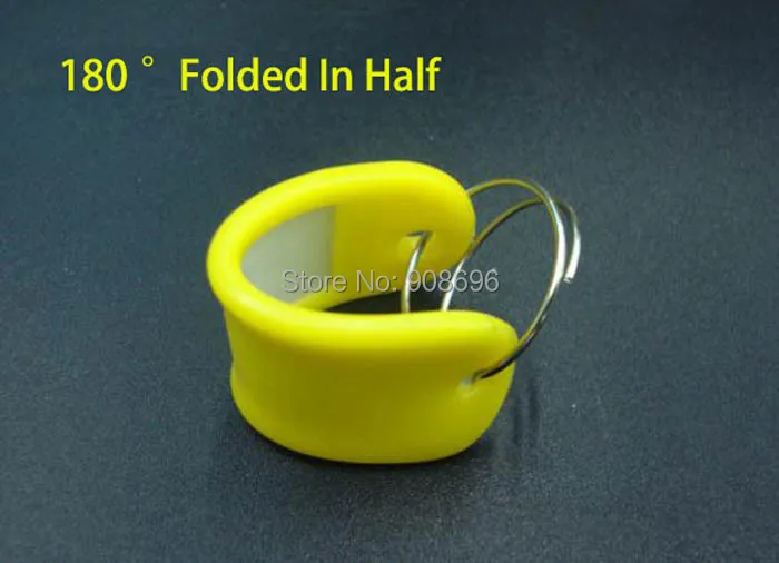 100 шт. Пластик кольцо для ключей идентификационные метки визитной карточки