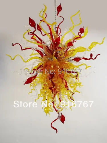 

LR075 - Free Shipping Modern Multi Colored Glass Flower Chandelier