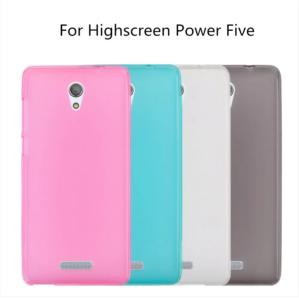 Capa Copue для Highscreen power Five чехол Haft матовый Силиконовый мягкий задний Чехол защитный чехол для мобильного телефона