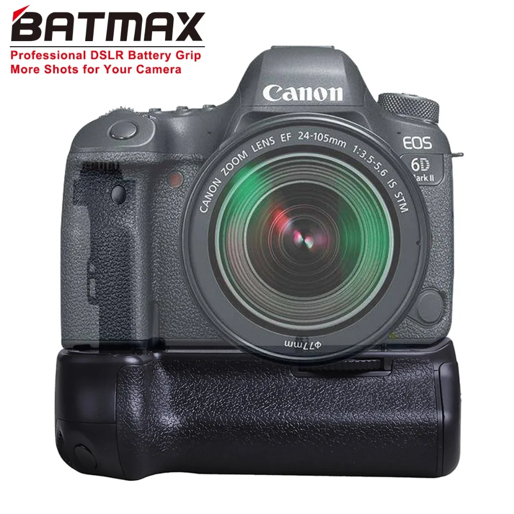 

Batma 6D DSLR Camera BG-E13 Battery Grip for Canon EOS 6D DSLR Camera BG-E13 Battery Work With LP-E6 Battery or 6X AA Batteries