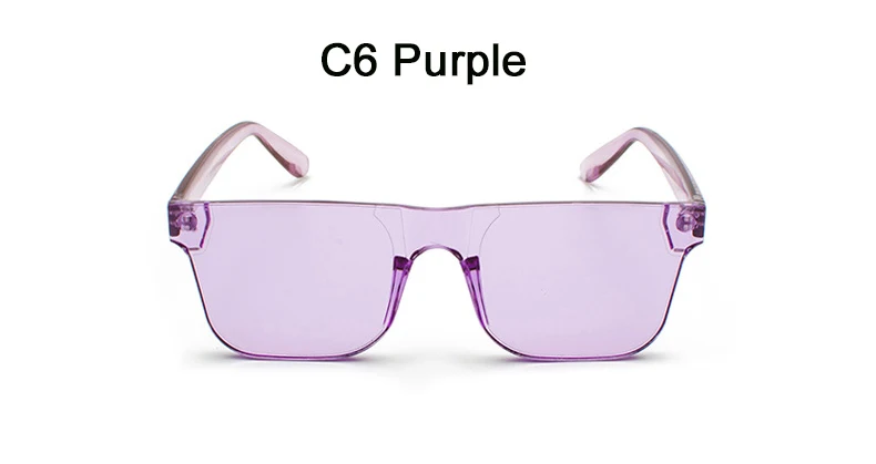 C6 Purple Модные отражающие солнцезащитные очки для женщин, качественные Ретро прямоугольные солнцезащитные очки для женщин, большая оправа, горячая Распродажа, дешево, опт, женские оттенки - Цвет линз: C6 Purple