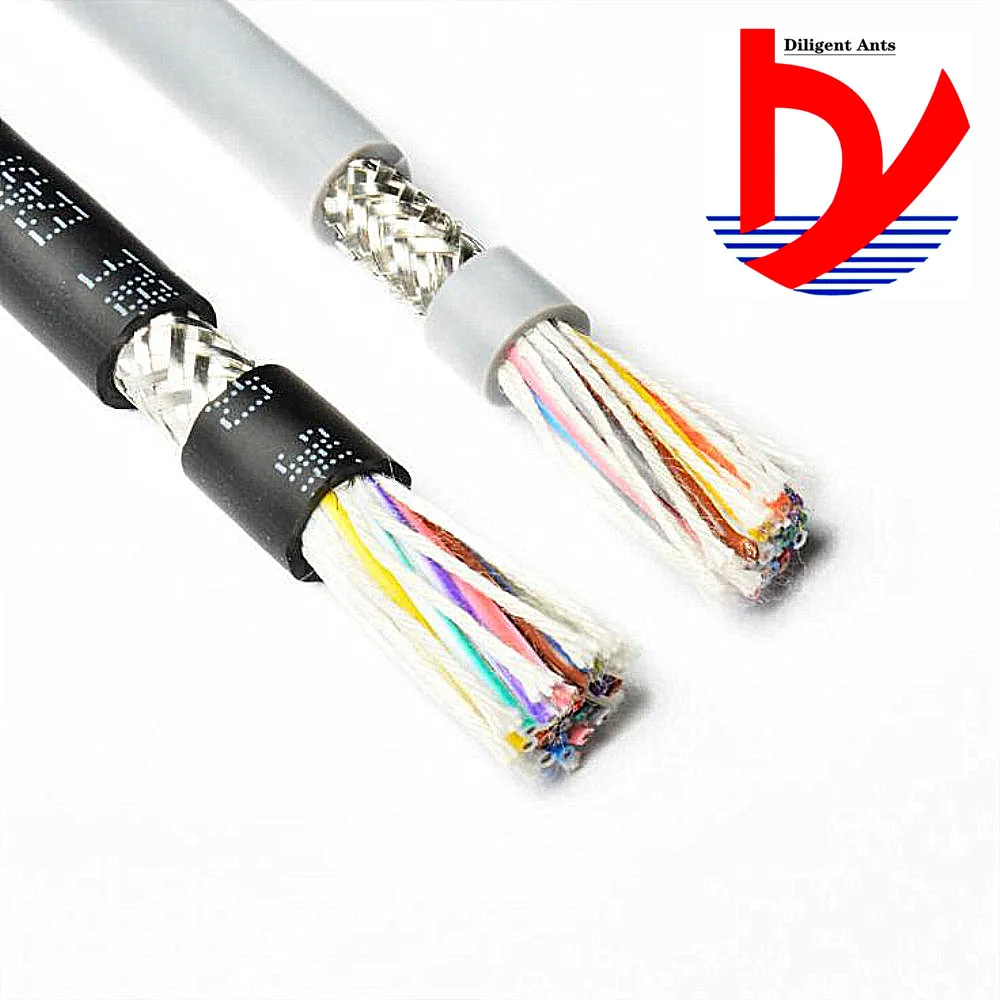 24AWG 2/3/4/5 сердечник экранированный кабель 5 м гибкий провод с ПВХ изоляцией TRVVP