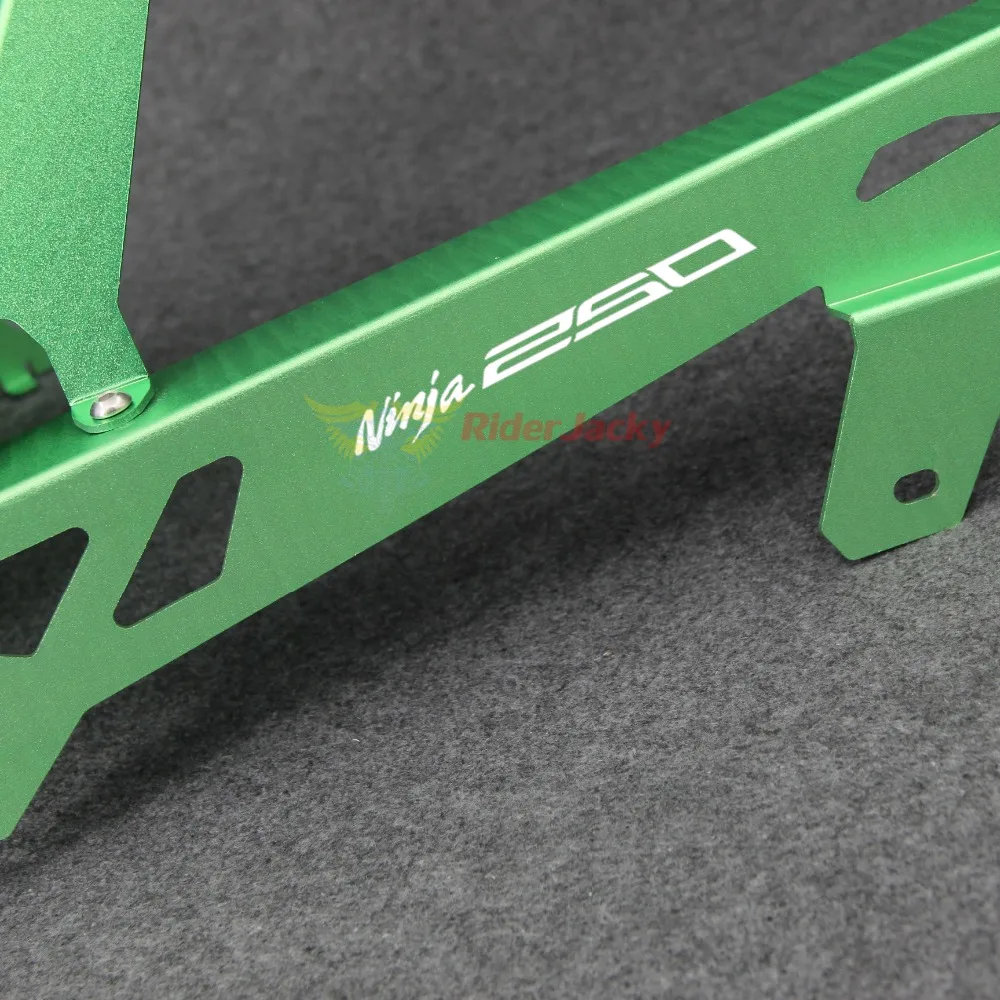Лазерный Логотип NINJA250 для Kawasaki NINJA 250 зеленый черный GARY защита цепи мотоцикла и заднее крыло комплект брызговиков