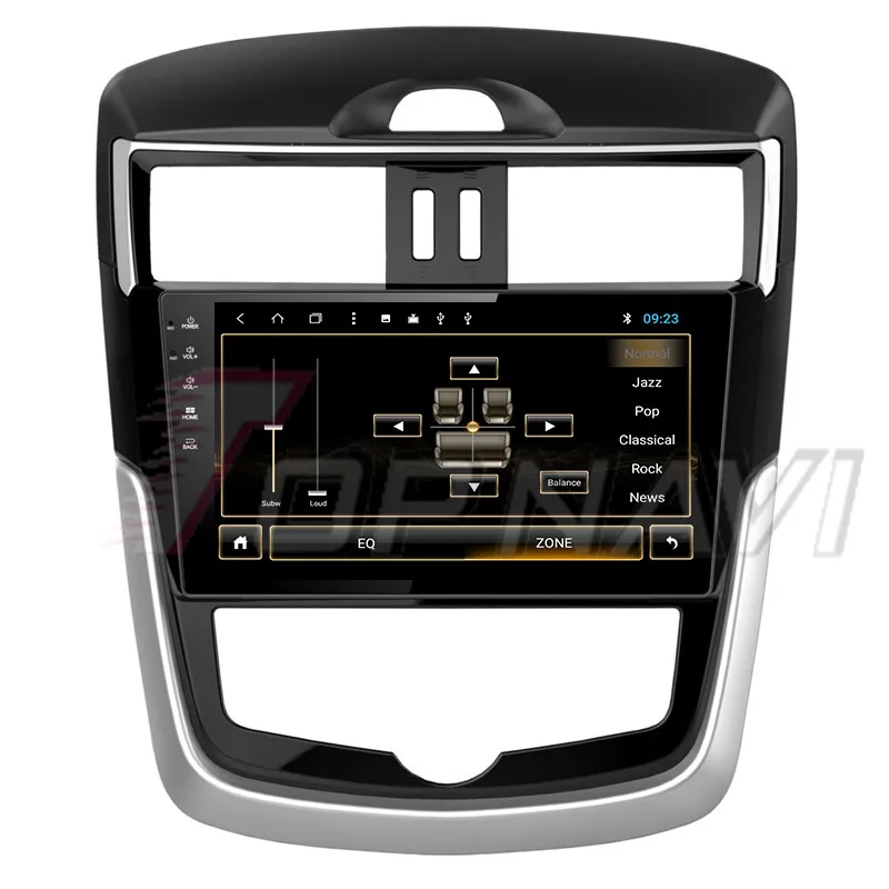 Автонавигация для Nissan Tiida 2016 Android 8 1 9 дюймов головное устройство Topnavi