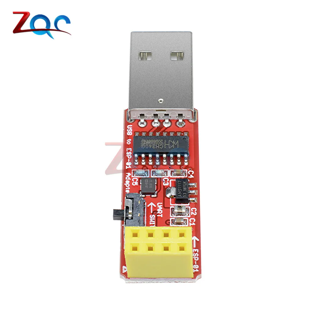 CH340 USB к ESP8266 серийный ESP-01 ESP-01S адаптер беспроводной Wi-Fi плата разработки ESP01 ESP01S программист адаптер модуль