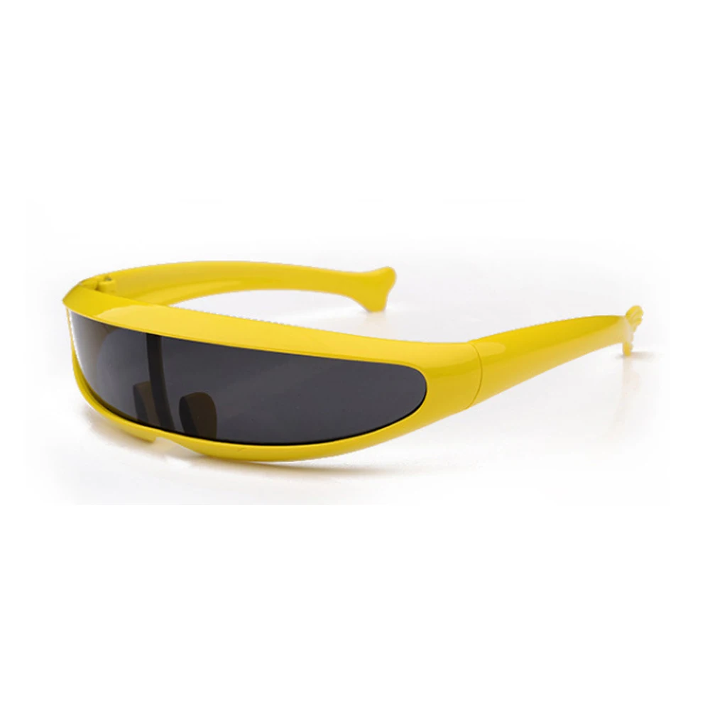 Yellow Black MASCUBE мужские, женские, детские солнцезащитные очки X-men, персональные лазерные очки, крутые роботы, солнцезащитные очки, очки для вождения - Цвет линз: Yellow Black