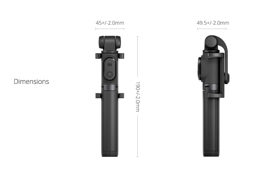 Мини-штатив с Кнопка затвора Bluetooth выдвижной Автоспуск монопод для Iphone 7 7plus Xiaomi телефон или камера
