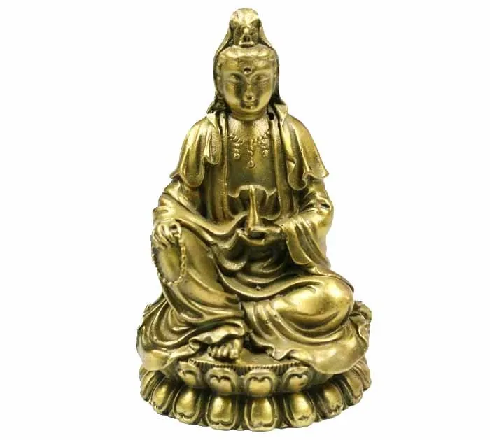 Ряд медь Будда Фэн Шуй Бодхисаттвы Авалокитешвары 9 см|avalokiteshvara|avalokiteshvara buddha |