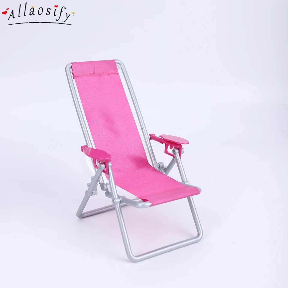 Мебель для кукольного домика Allaosify масштаб 1/6 складной стул ванной аксессуары