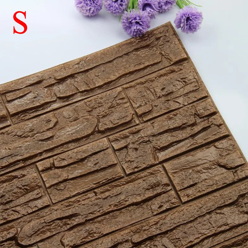 Кирпич обои 2019TOP DIY 3D Кирпич ПЭ пены панели обоев комнаты наклейка каменное украшение тиснением G90531 - Цвет: S