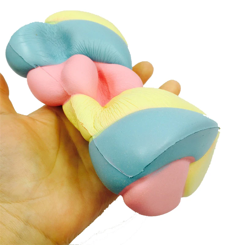 14 см Jumbo cotton candy вид мягкими сахар ароматизированный мягкий медленно нарастающее