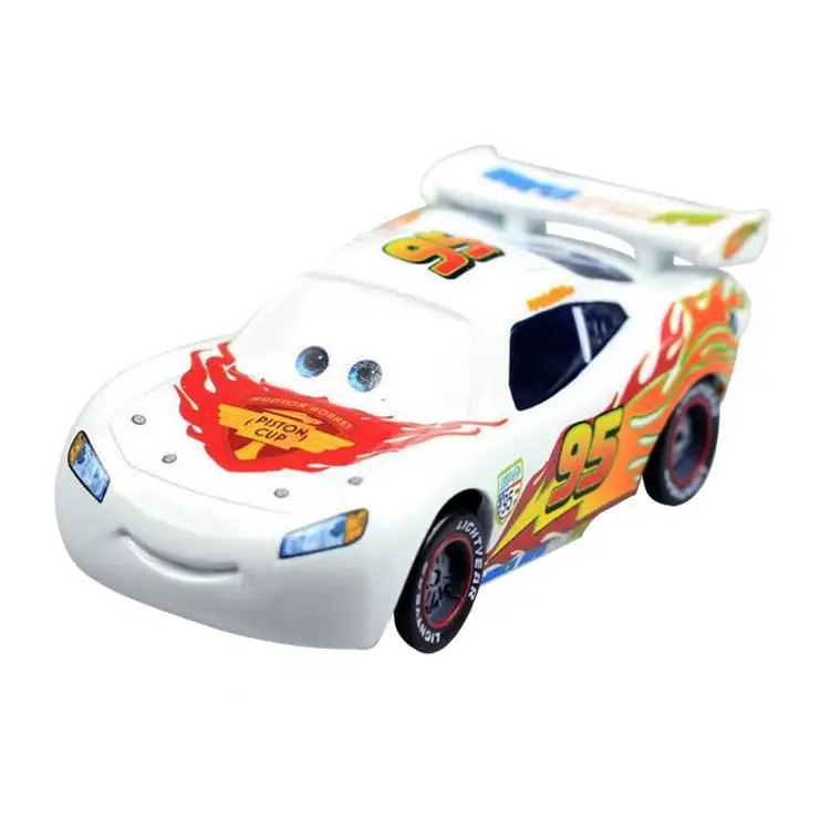 16 white car 7 см тачки Дисней Pixar тачки Рамирез Молния Маккуин гоночный семейный литой под давлением игрушечный автомобиль из металлического сплава для детей игрушка подарок для мальчика без пульта дистанционного управления - Цвет: 16 white car
