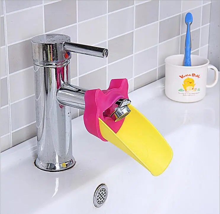 Новый 2015 мультфильм краб силиконовый пластик кран расширитель сделать мытье рук