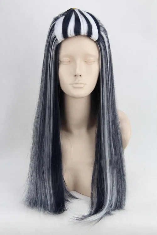 Парик Из Аниме Monster High Frankie длиной 65 см прямой синтетический парик в стиле аниме
