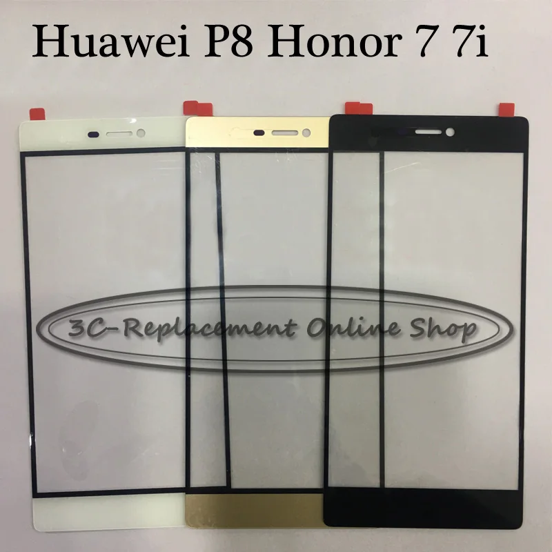 Для Huawei Honor 7 7i P8 ATH CL00 UL00 TL00 TL00H AL00 PLK GRA Переднее стекло внешнее объектив стеклянный