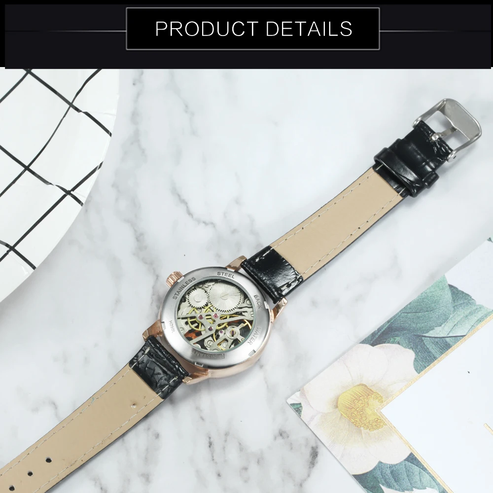 Часы наручные WINNER женские механические брендовые Роскошные модные часы