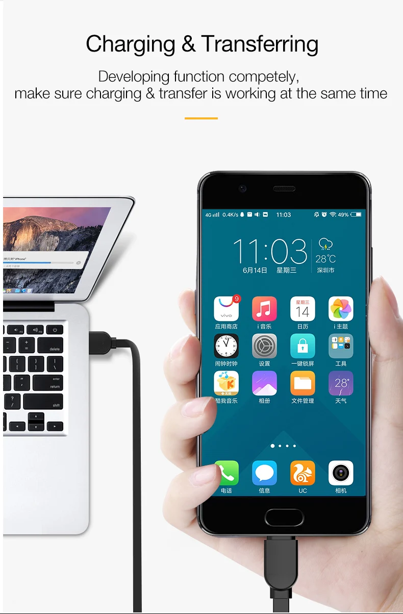 CAFELE кабель type-C для передачи данных usb кабель для зарядки huawei Honor 10 9 P10 Xiaomi mi 6 mi 5S выдвижной для мобильного телефона кабель