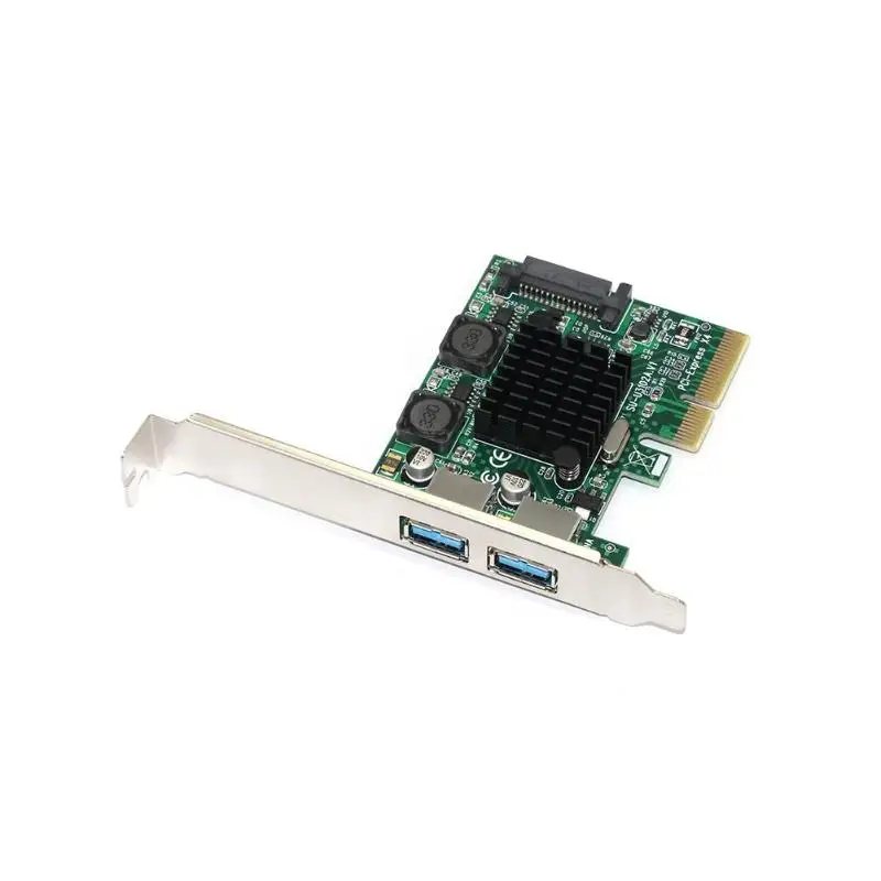 PCI-EX2 к USB3.1 адаптер расширения карты ASM3142 чип для ПК настольный жесткий диск для Linux, для Mac, для NAS