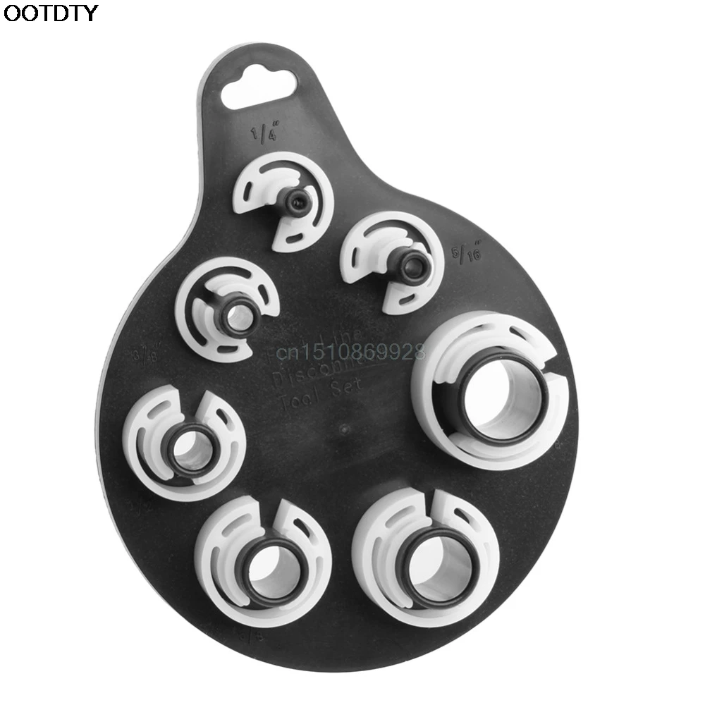 

Hot 7Pc Quick Connecting Sleeves Air Condition A/C Oil Fuel Line Disconnect Tool
