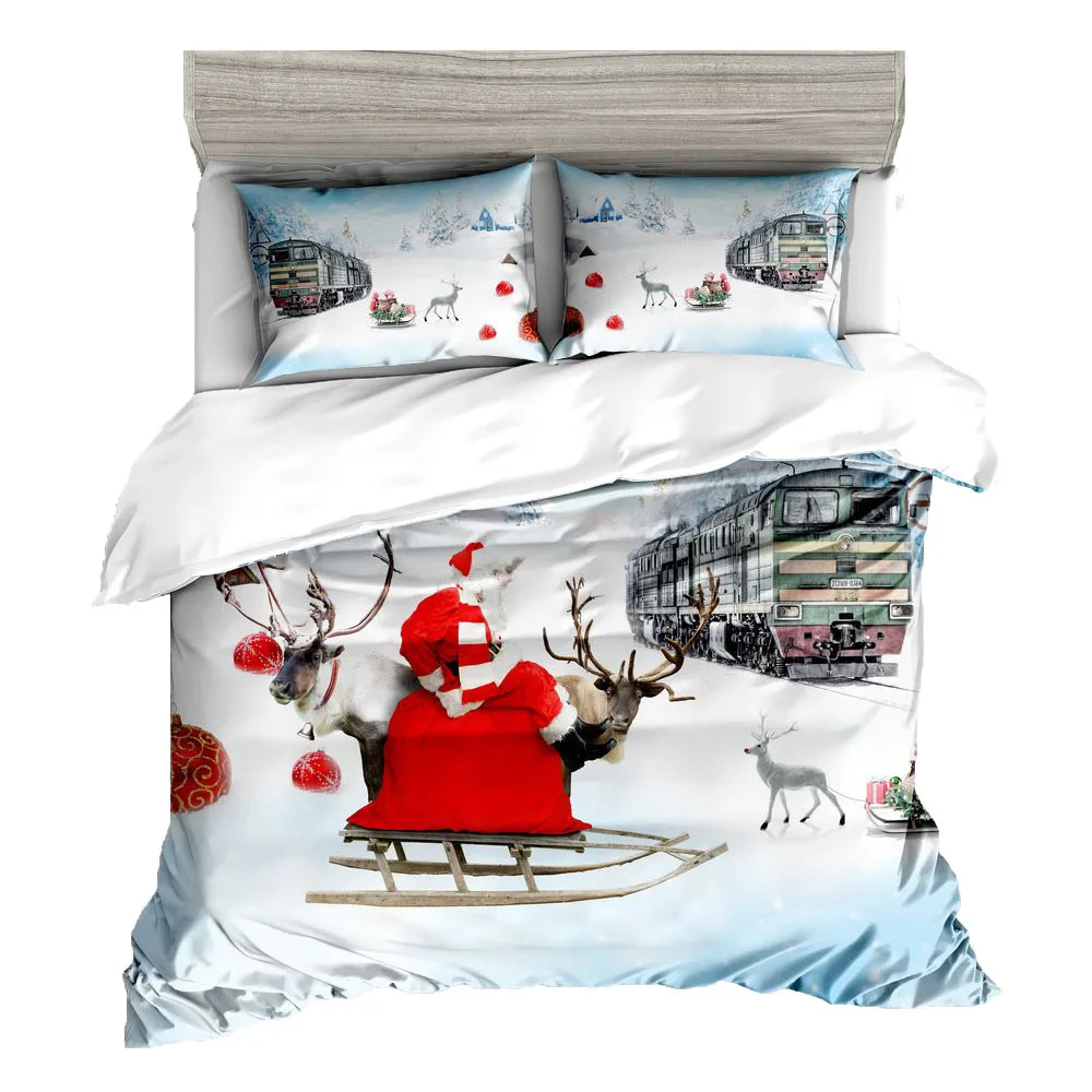 

Christmas 3d bedding sets comforter duvet cover set bedsheet Pillowcase