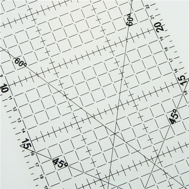 1 Pc 30 * 15 Cm Patchwork Ruler Quilting Tools High Grade Acrylic Material Transparent Scale School Supplie | Канцтовары для офиса