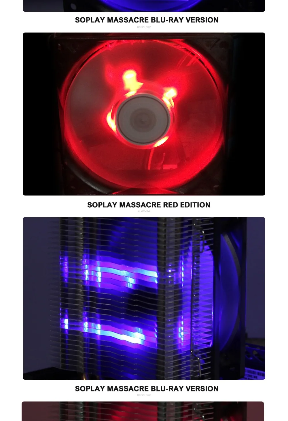 SOPLAY cpu Cooler 2 тепловые трубки TDP 95 Вт с ШИМ 3 pin 800-2000 об/мин 90 мм вентилятор охлаждения высокая производительность бесшумный радиатор