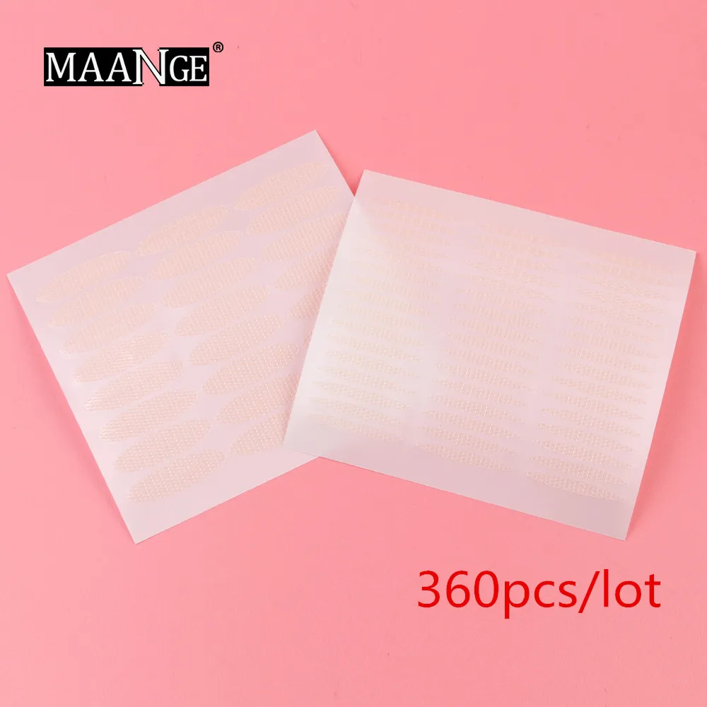 MAANGE 240 шт./лот, 3D двухсторонняя невидимая паста для век, украшение для больших глаз, крепкая наклейка, самоклеющаяся лента для глаз, инструмент - Цвет: SL360pcs