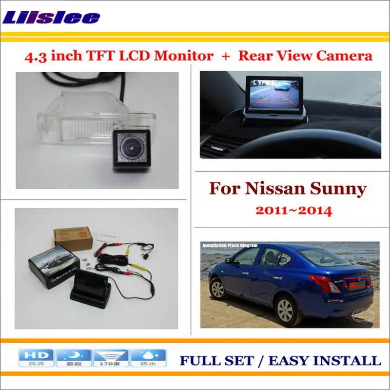 Автомобильная камера для Nissan Sunny 2011 2014 заднего вида Система помощи при