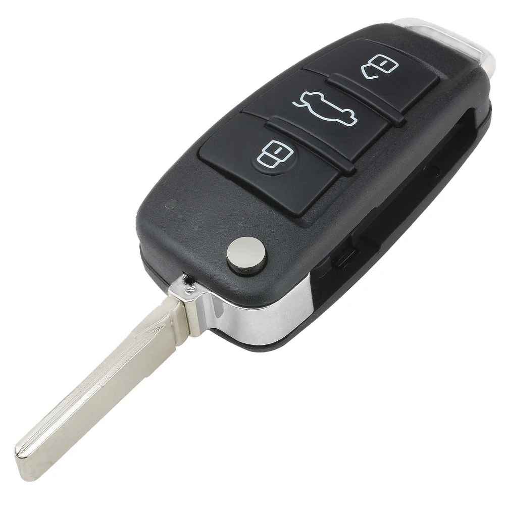 Чехол Keyecu для дистанционного ключа с 3 кнопками Audi A3 A4 A6 Q5 Q7 S5 S6 S8 Quattro TT FCC: MYT