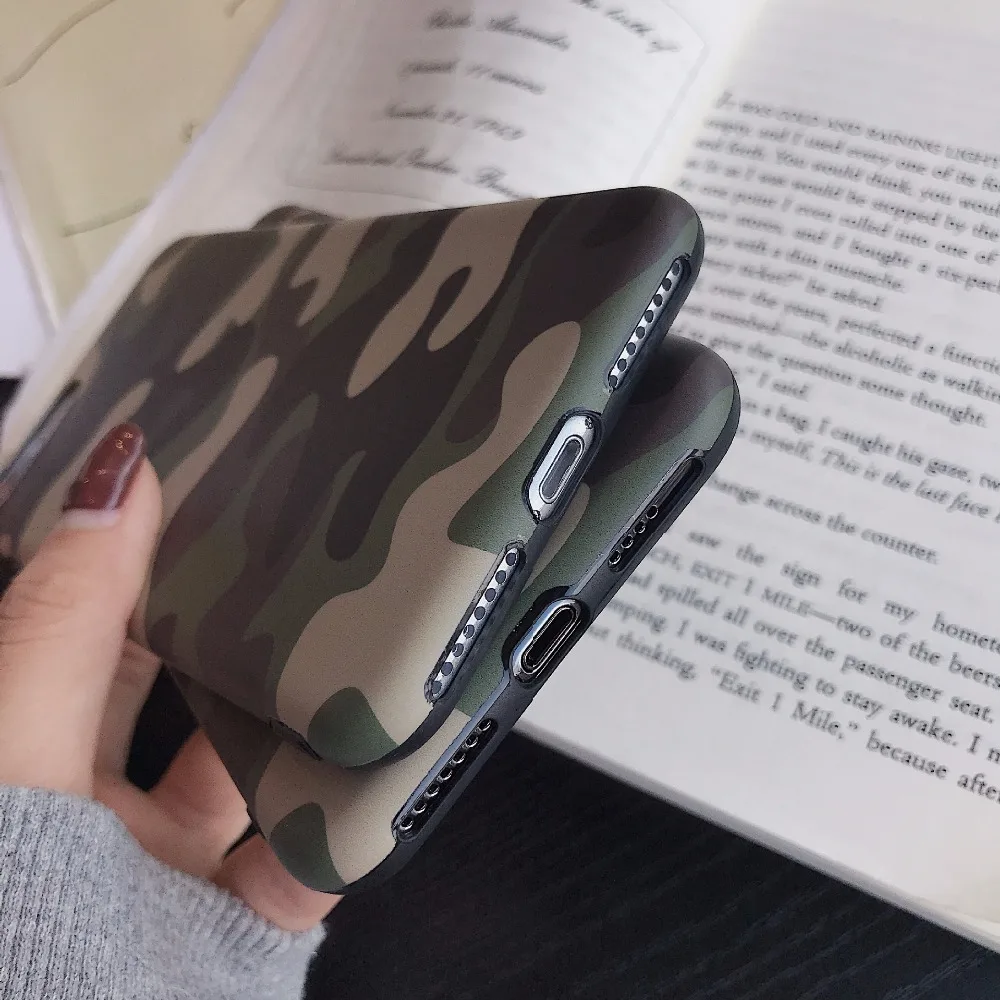 Персональный камуфляжный чехол для телефона iphone 11 Pro Max XS MAX XR 7 8 6S 6 Plus мягкий из