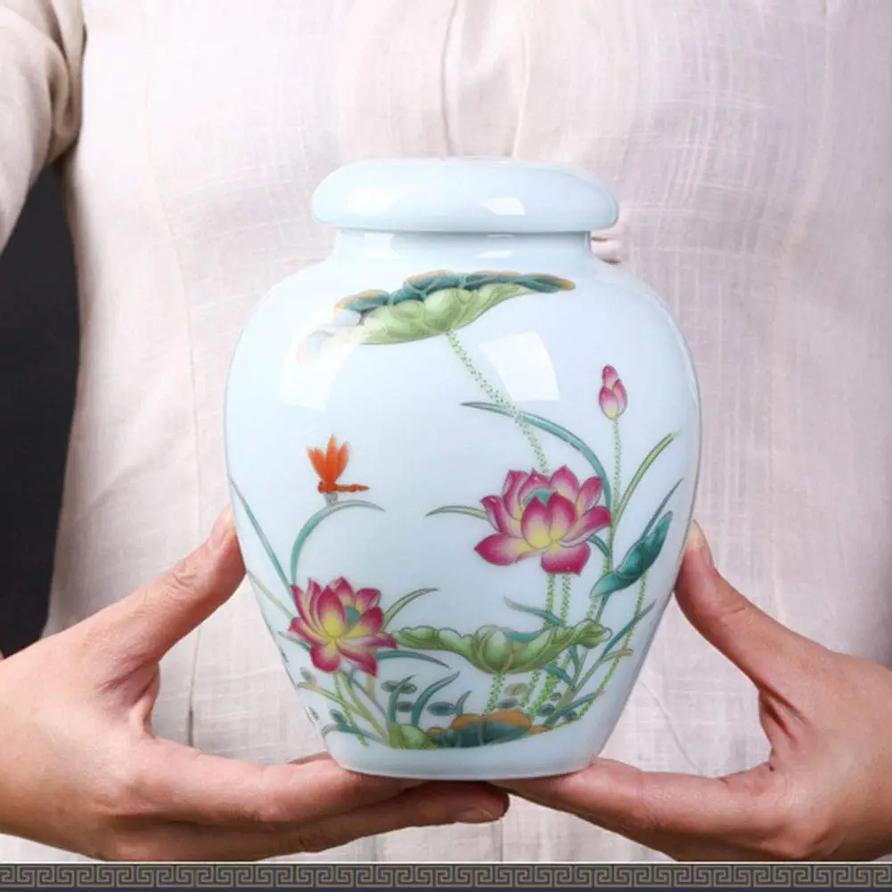 Уважаемый питомец памятники Лотос глазурь керамика питомца кремации урна|Гробы