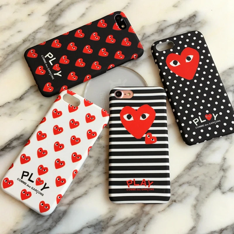 Япония модного бренда CDG играть Commes des Garcons влюбленными глазами Luminou Телефон чехол