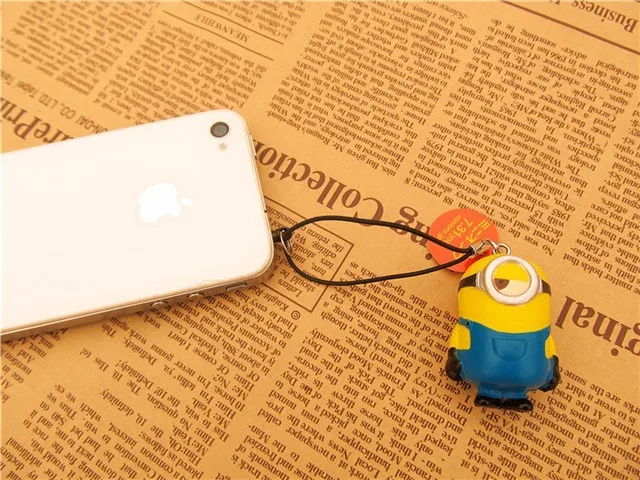 3 ~ 5 см Подвески Миньоны С Пылезащитным штекером оригинальная упаковка Шарм для