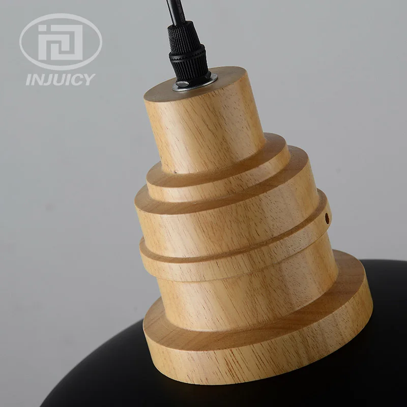 

Simple Loft Nordic Vintage Industrial LED Wooden Droplight Stairs Clothing Store Bar Restaurant Art Dining Room Pendant Lamp