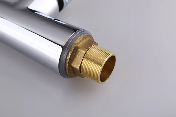 Бесплатная доставка медный кухонный кран с высоким качеством хромированный для