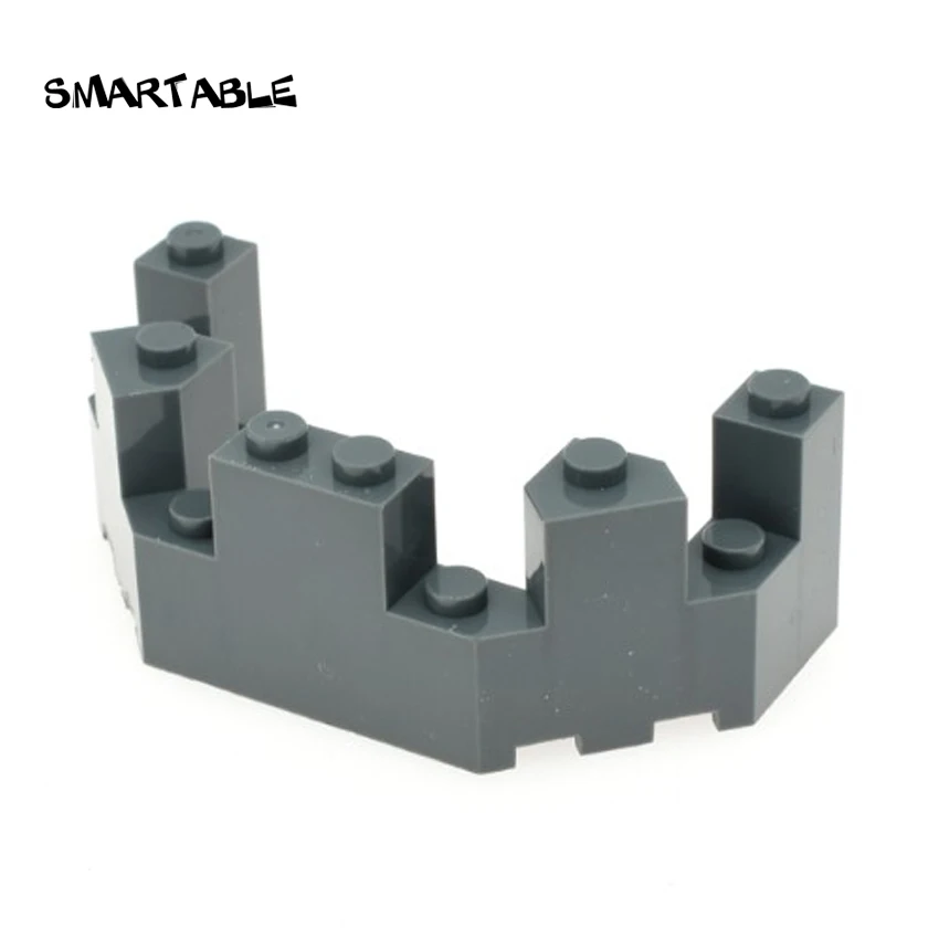 Smartable 4x8x2.3 1/2 Castle Walls Tower Building Block MOC Parts Toys For Kids Creative Compatible 6066 10pcs/lot | Игрушки и хобби